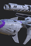 Legends of Tomorrow spaceship model and textures