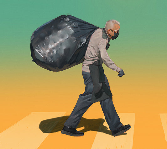 'heavy laden' from #peopleofcrosswalks