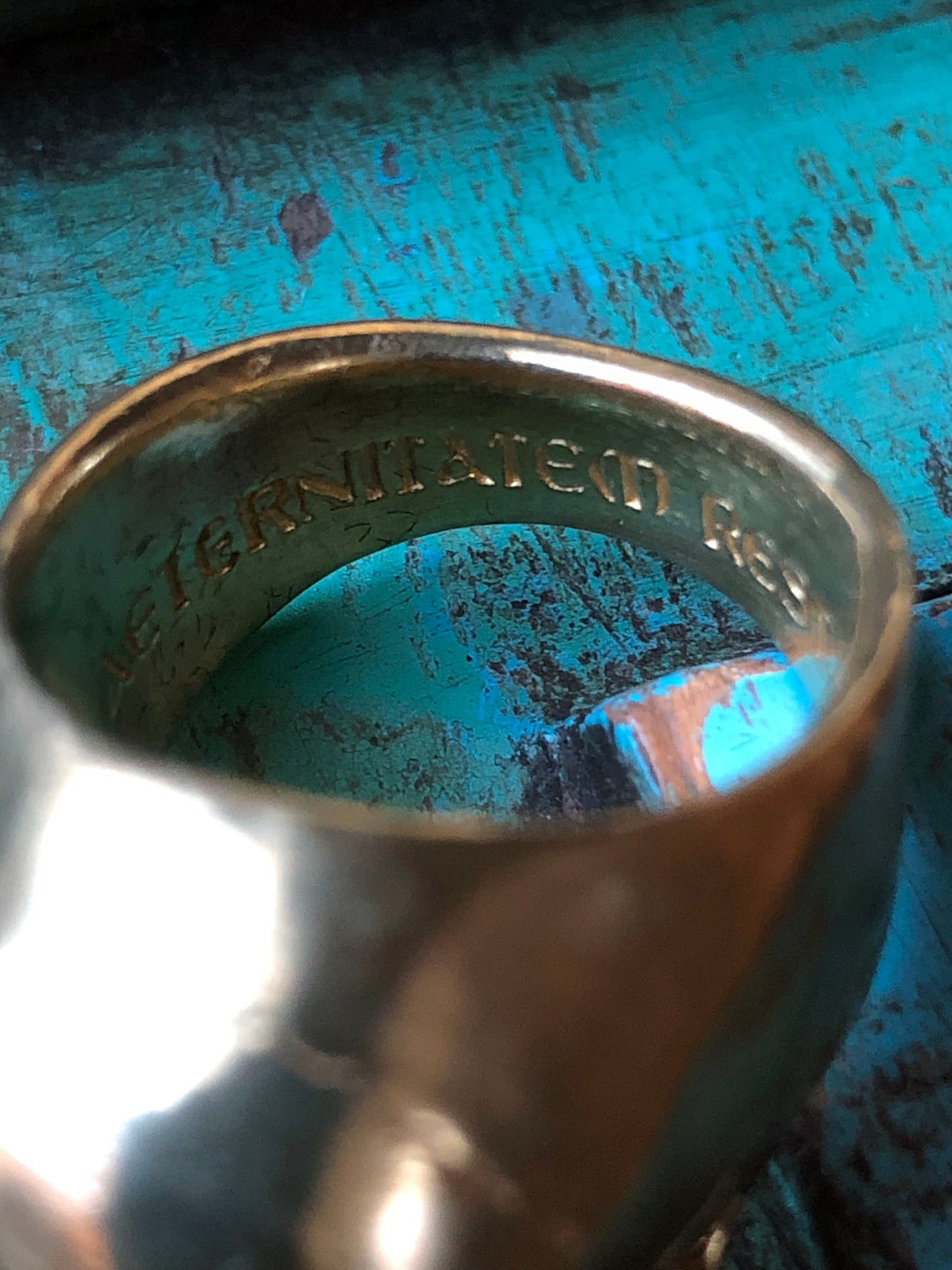 Brass Yorick Memento Mori Skull Ring