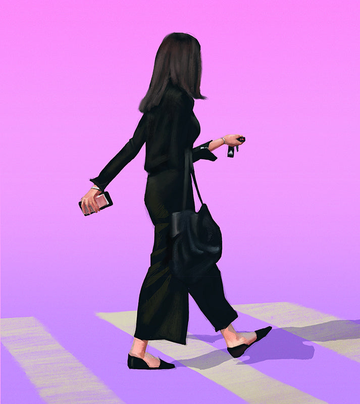 'black is the new black' from #peopleofcrosswalks