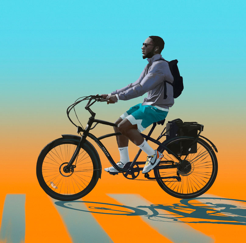 'electric ride' from #peopleofcrosswalks