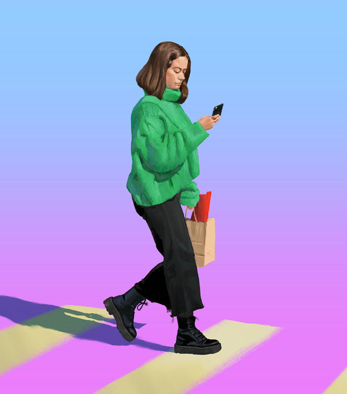 'going green' from #peopleofcrosswalks