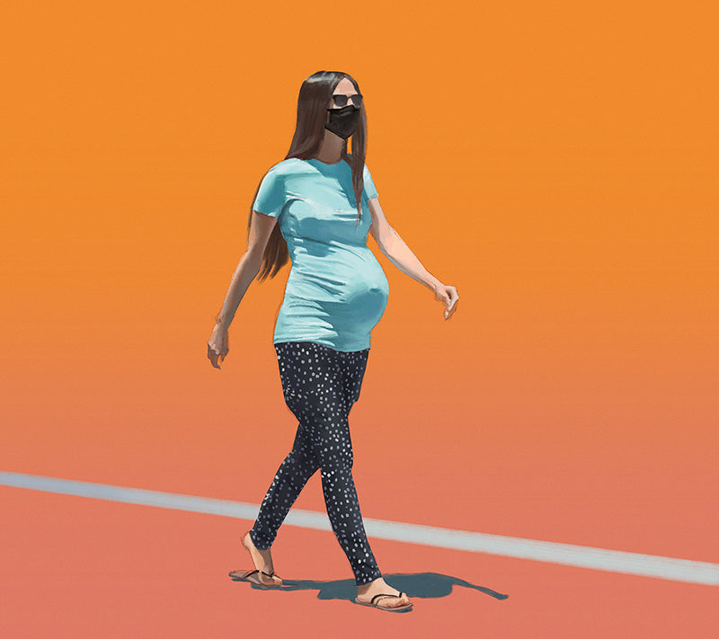 'pandemic pregnancy' from #peopleofcrosswalks