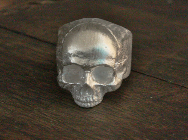 Sterling Silver Yorick Memento Mori Skull Ring