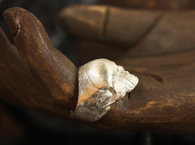 Sterling Silver Yorick Memento Mori Skull Ring