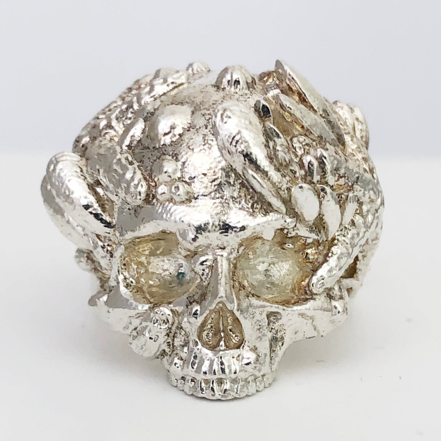 Mermaid Sealife Pirate Skull Ring