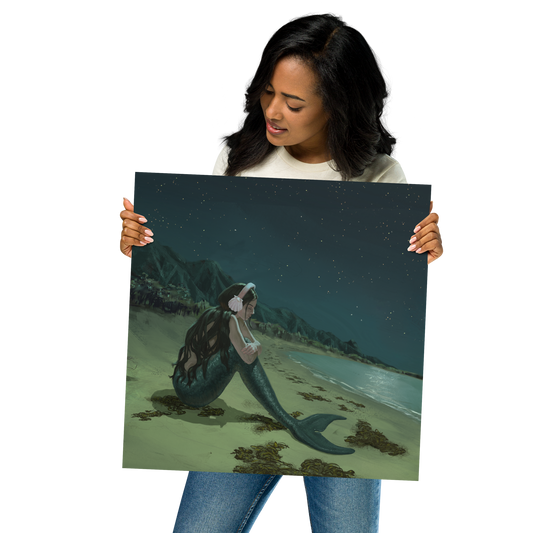 Sad Mermaid Poster