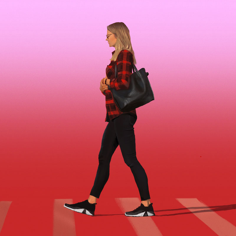 'seeing red' from #peopleofcrosswalks