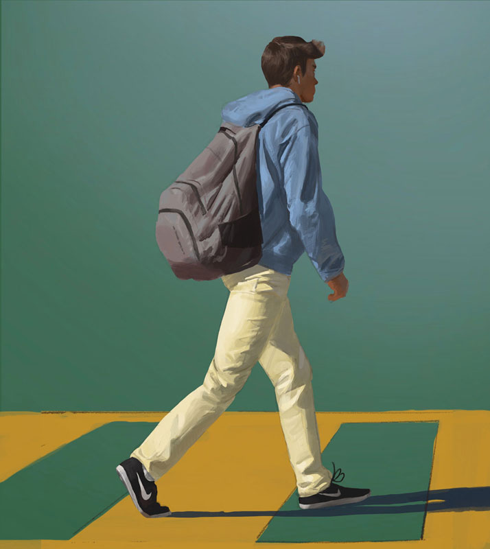 'weight of the world' from #peopleofcrosswalks