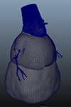 Snowman 3D modeling